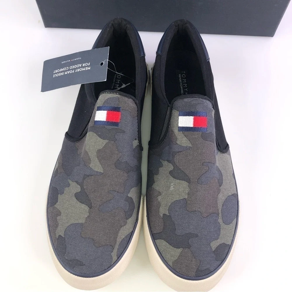 TOMMY Hilfiger Rawler Camo Sneaker Shoes Size 7.5M